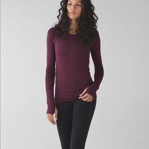 GORGEOUS LULULEMON tech longsleeve crew size 2